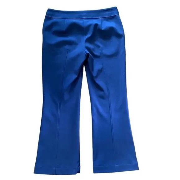 Jason Wu Grey Navy Cropped Ankle Dress Pants 6 NWT - Picture 3 of 8